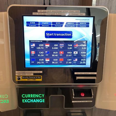 Omo Kansai Airport By Hoshino Resorts Izumisano Exterior photo Currency exchange machine at the airport